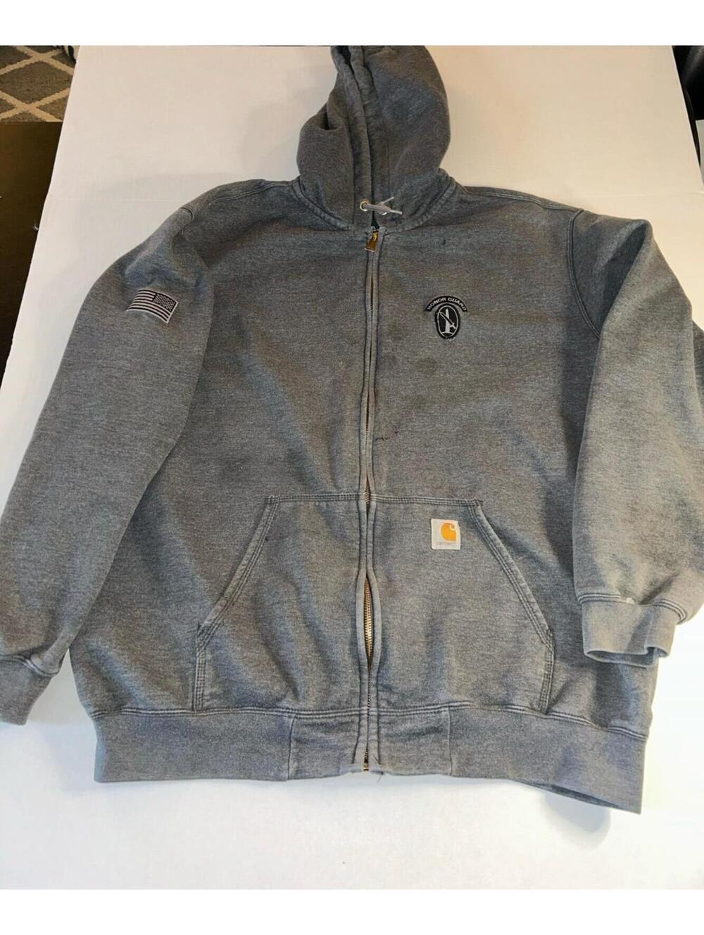 Carhartt Men's HONOR GUARD Full Zip Hoodie-Original Fit- Size XL